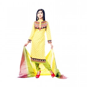Neela’s classic Kameez and shalwar in soft cotton fabric with soft Cotton Dupatta